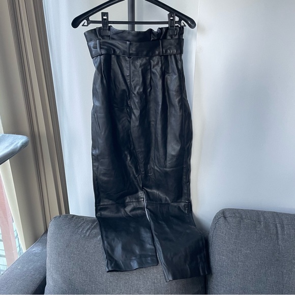 H&M Faux Leather Trousers - Picture 5 of 5